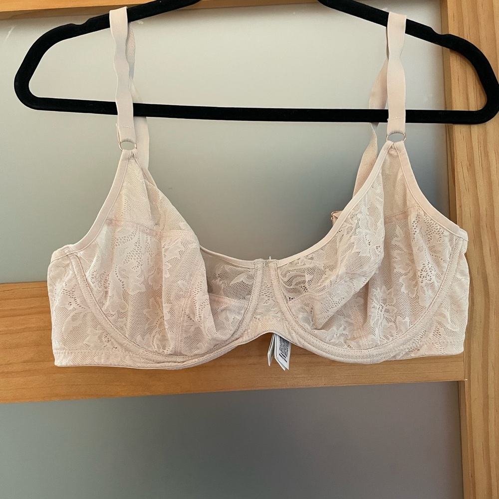 Panache Lace Underwire Bra - Cream 38DD